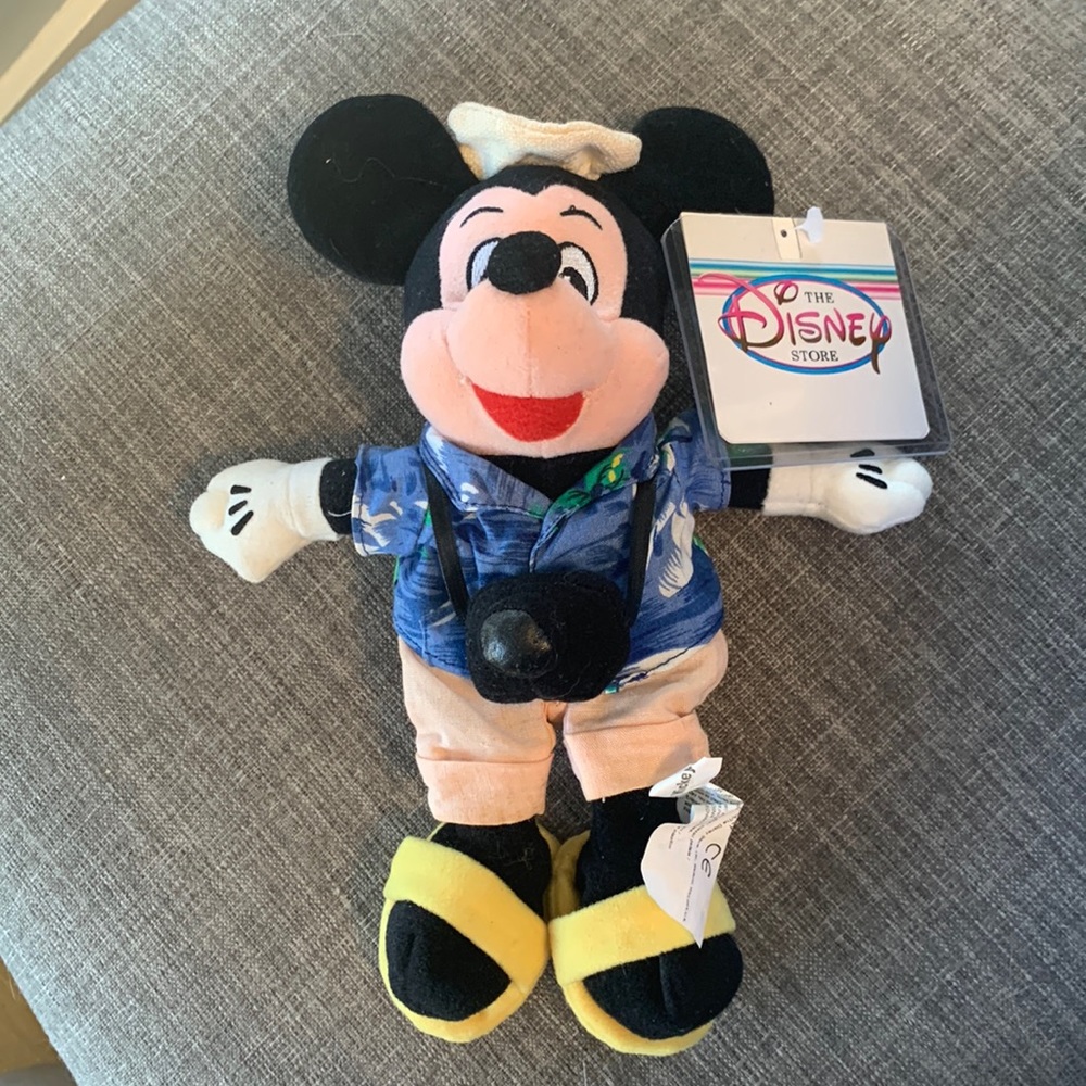 Disney Store Tourist Mickey Plush